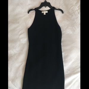 NWOT Michael Kors black midi dress